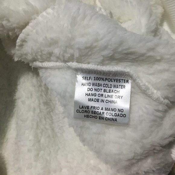 Fuzzy Teddy Half Zip Pocket Pullover - Picture 5 of 8